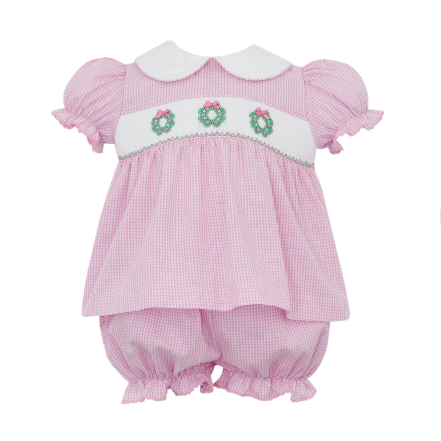 Pink Wreaths Bloomer Set