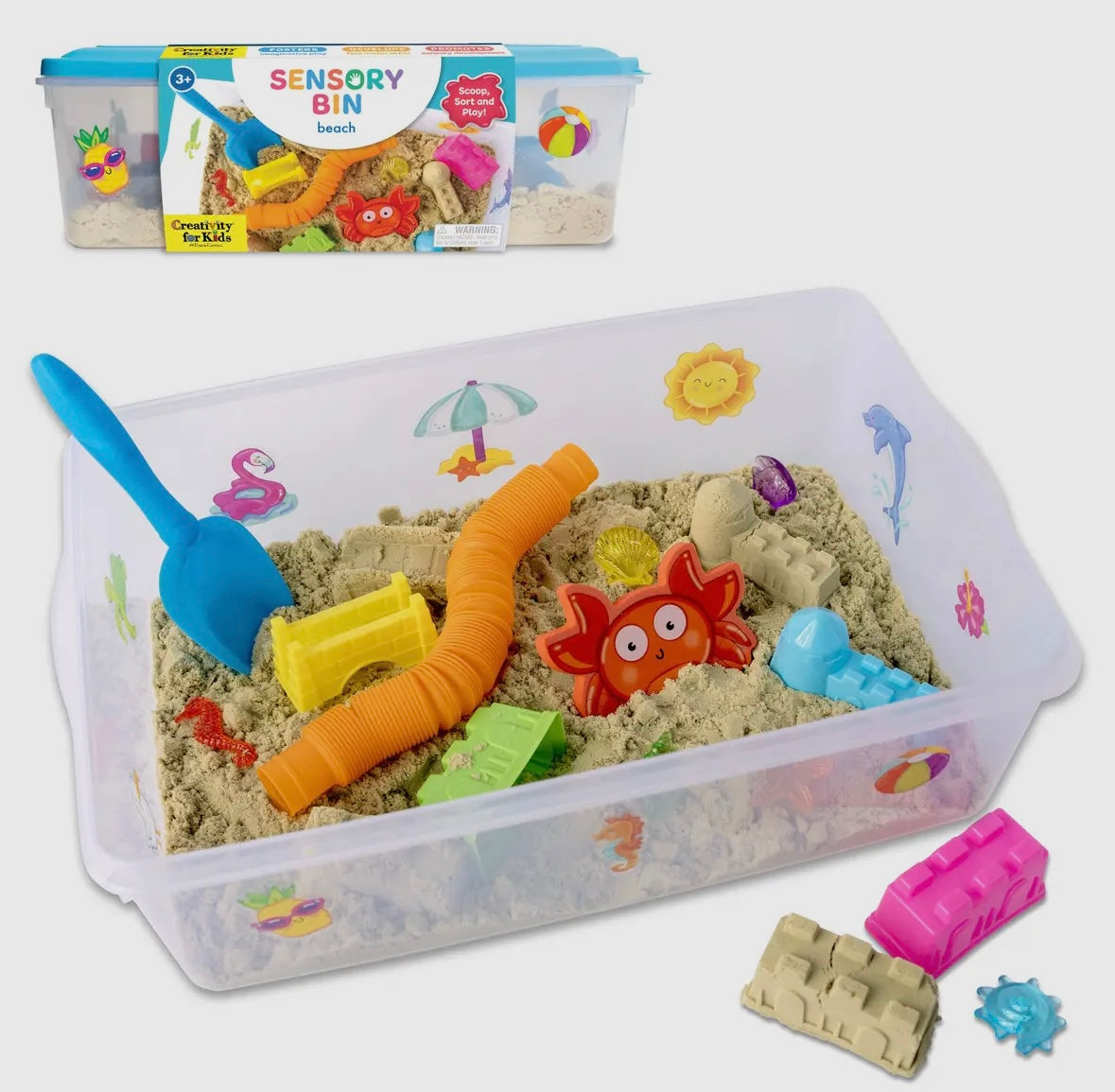 Sensory Beach Activity Bin