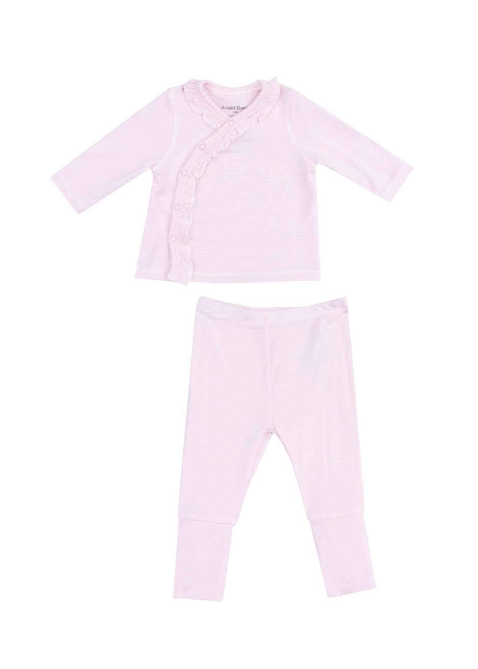 Pink Classic Stripe Two Piece Set
