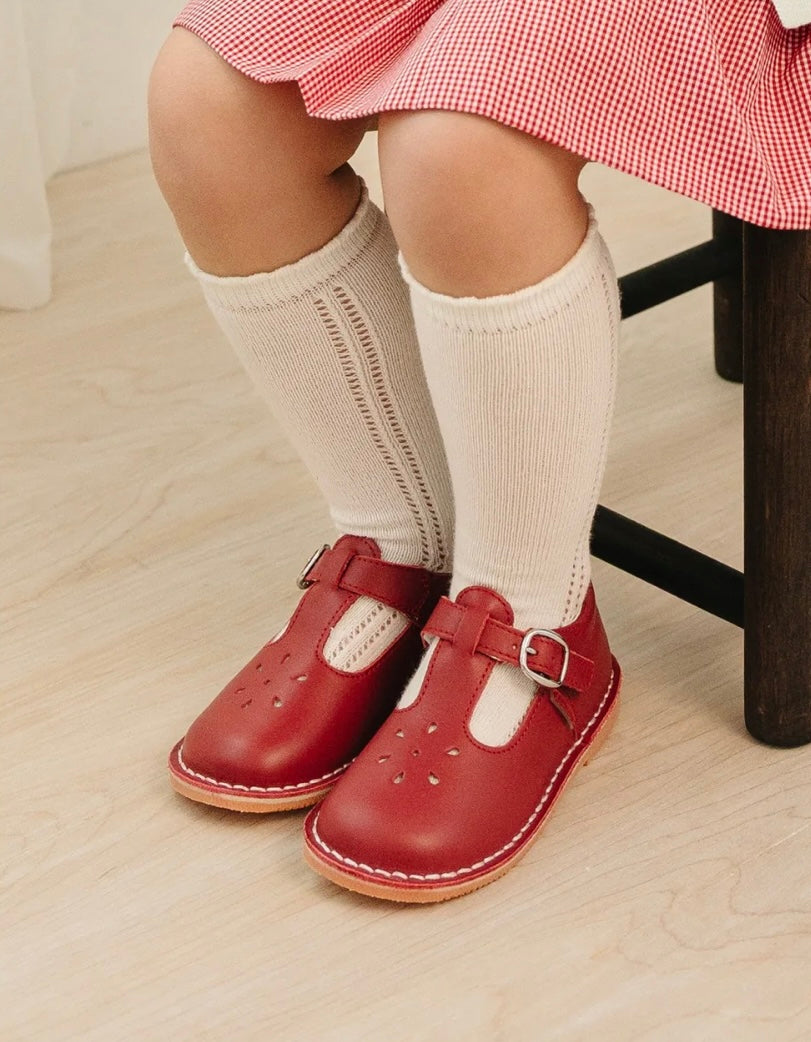 Joy Classic Red T-Strap Mary Jane