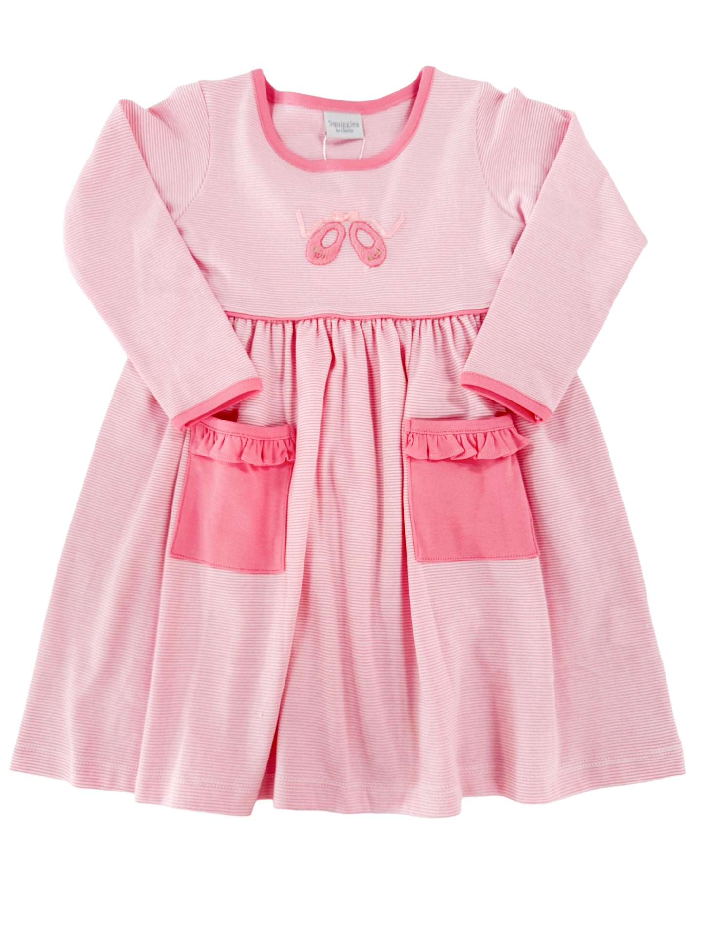 Pink Stripe Ballet Dress