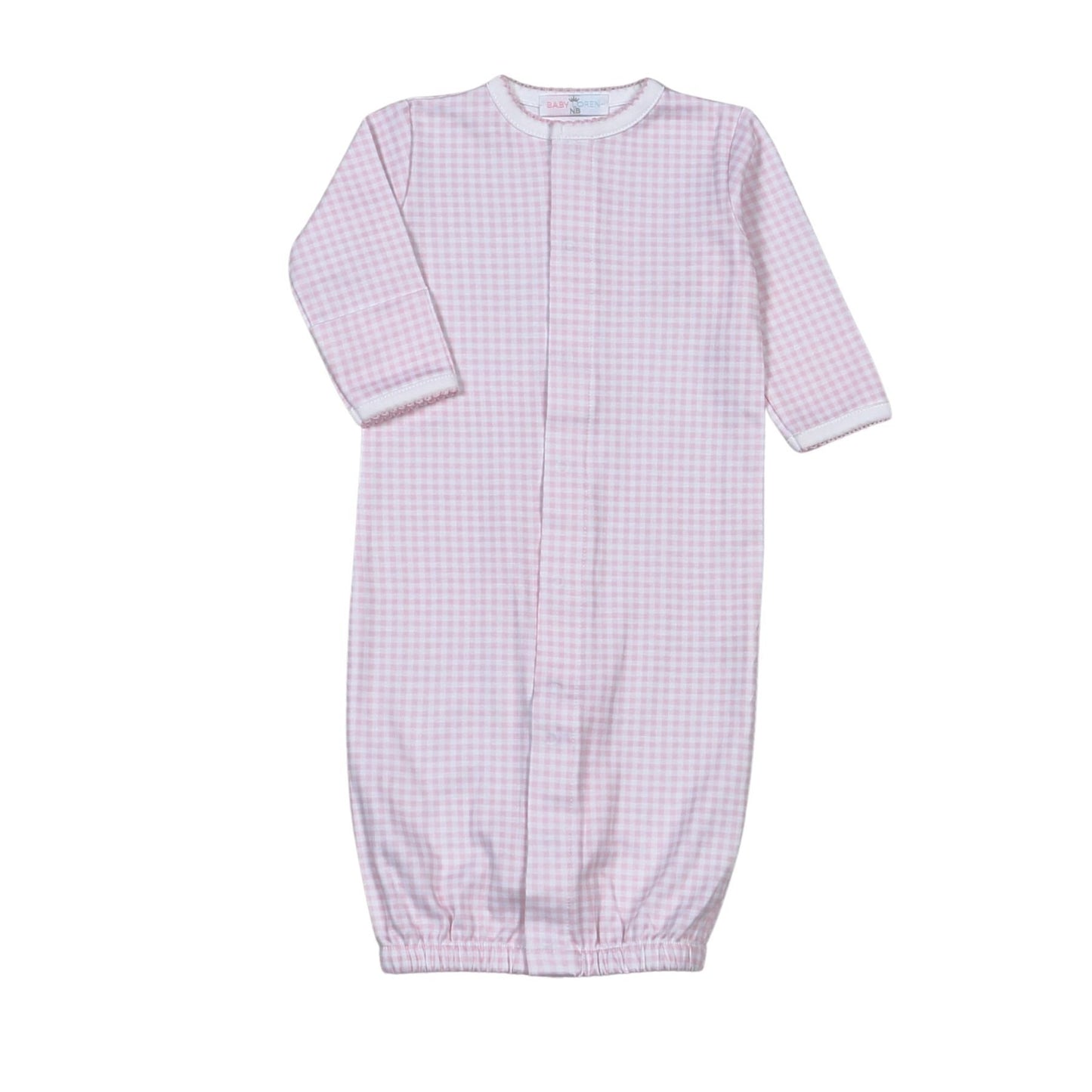 Pink Gingham Converter Gown