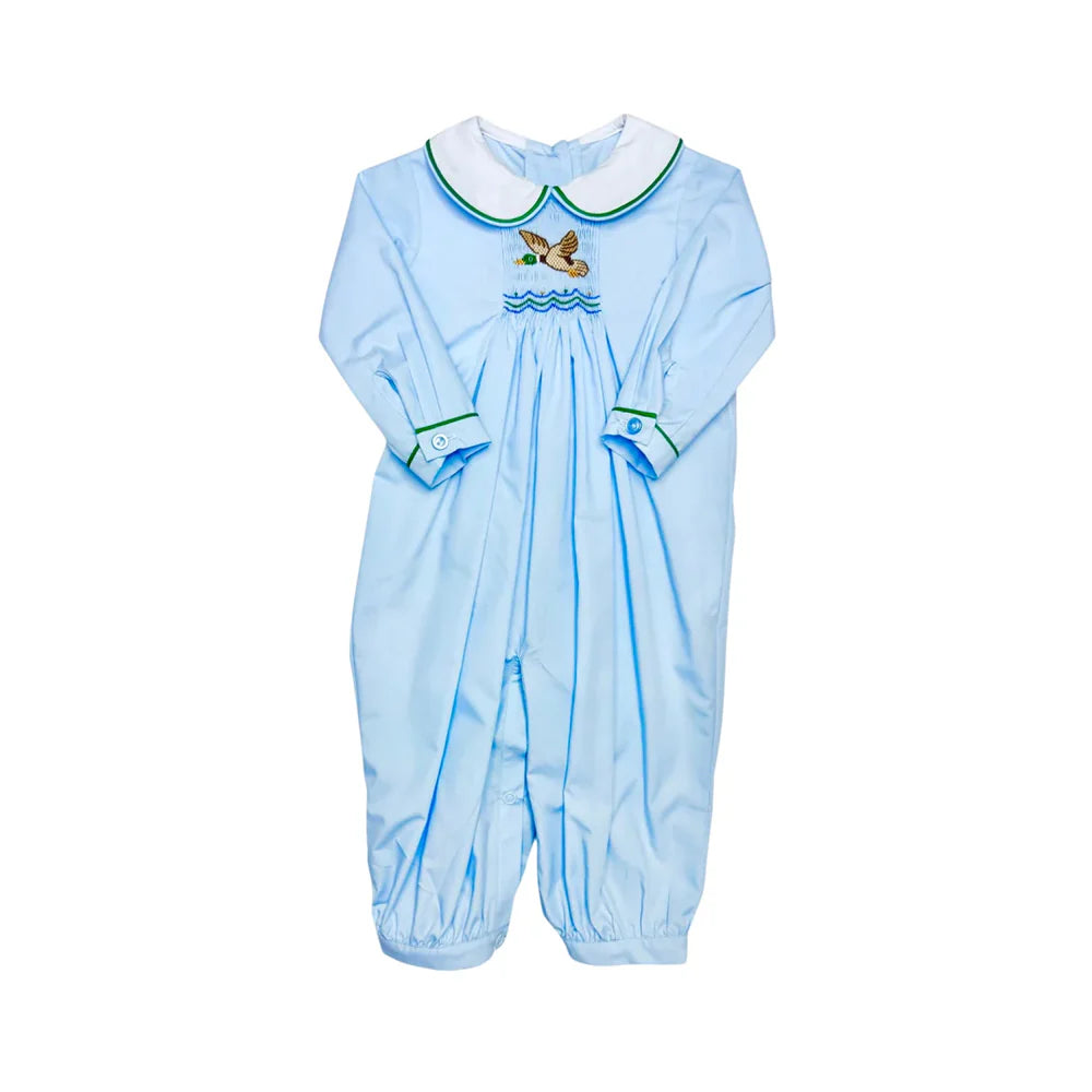 Smocked Mallard Boy Romper