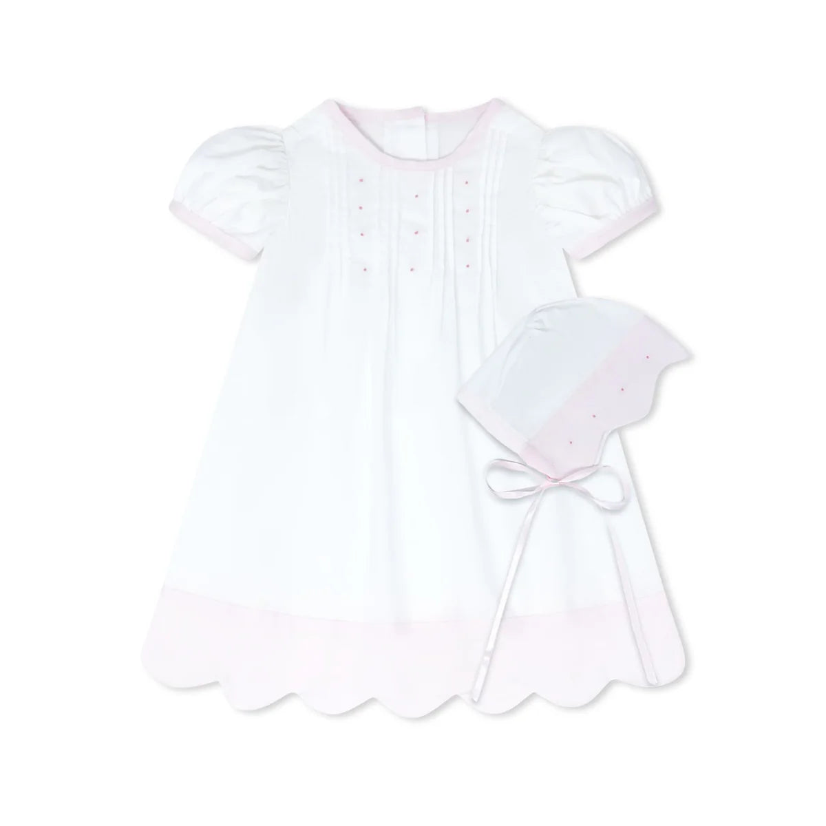 1956 Daygown Set-Blessings White, Pink