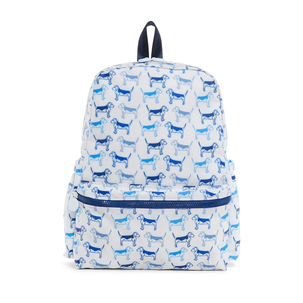 Backpacker Backpack-Blue Puppy Love