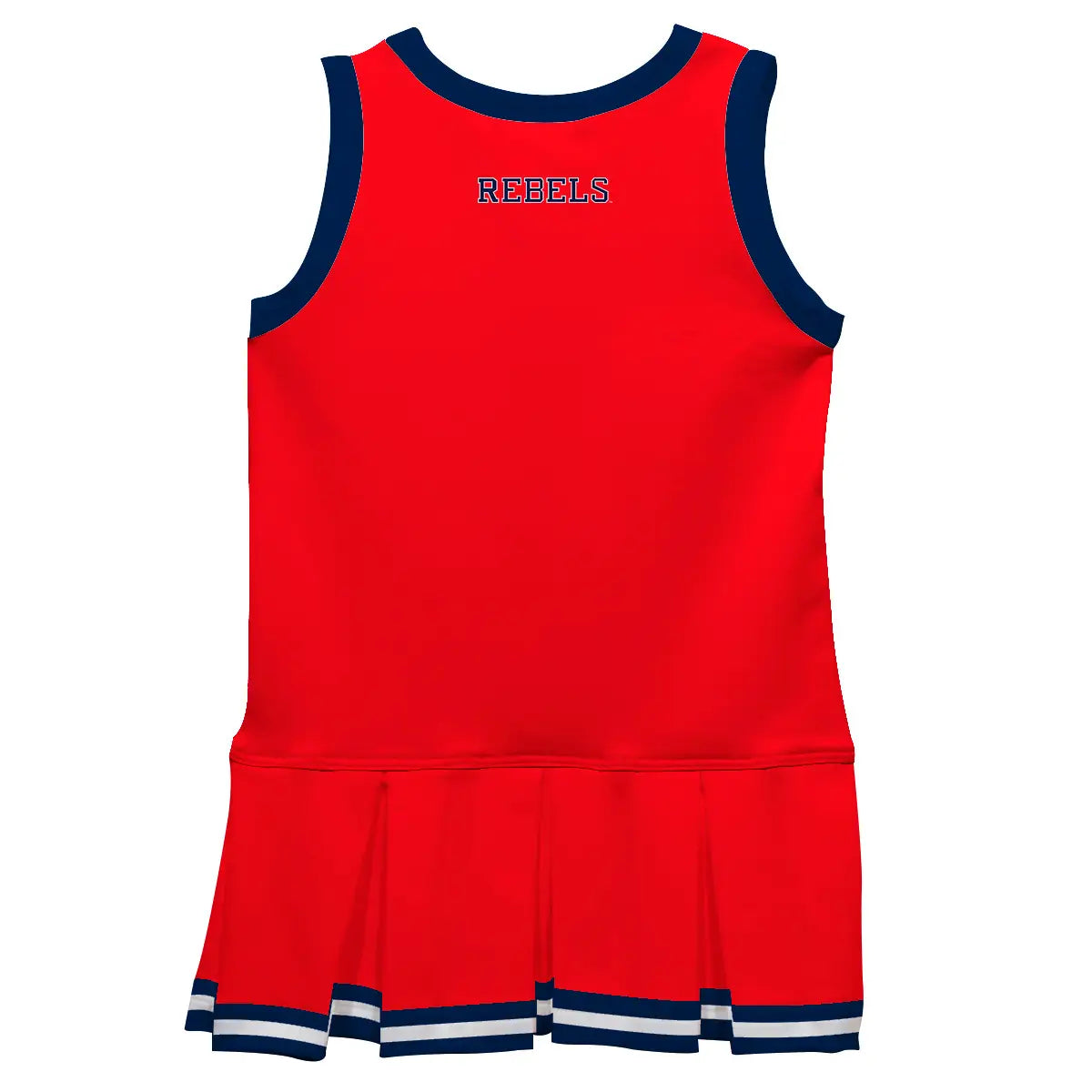 Ole Miss Rebels Red Sleeveless Cheerleader Dress