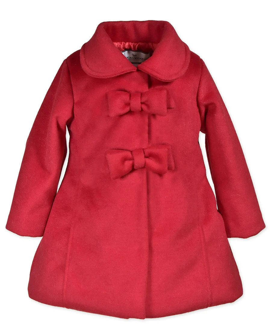 Red 2 Bow Bar Coat