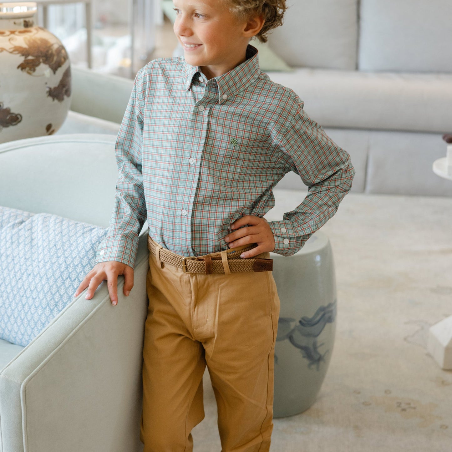 Jingle Performance Button Down
