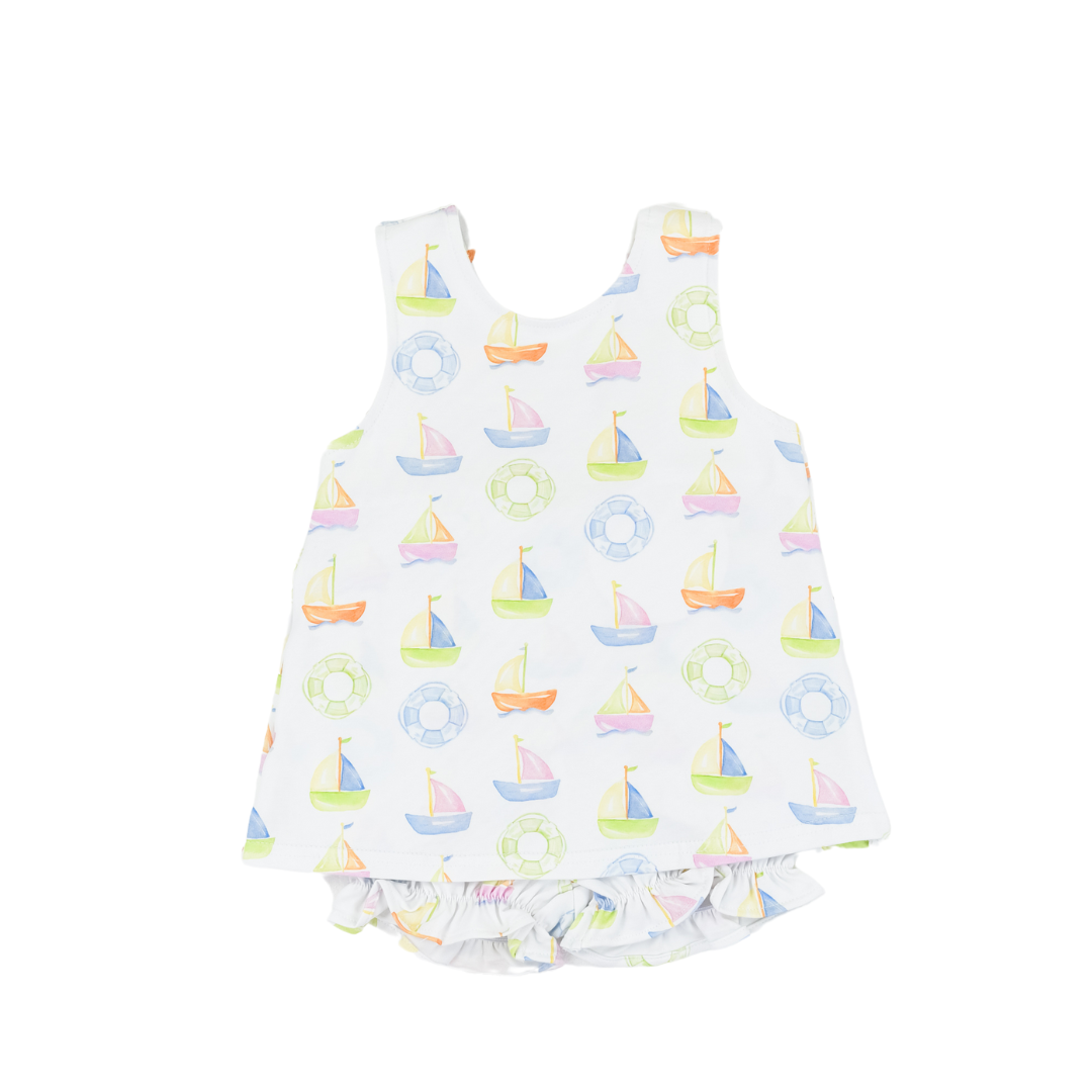 Sweet Sails Girls Swing Back Set