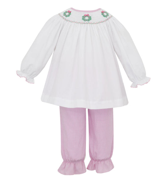 Pink Wreaths Bloomer Pant Set