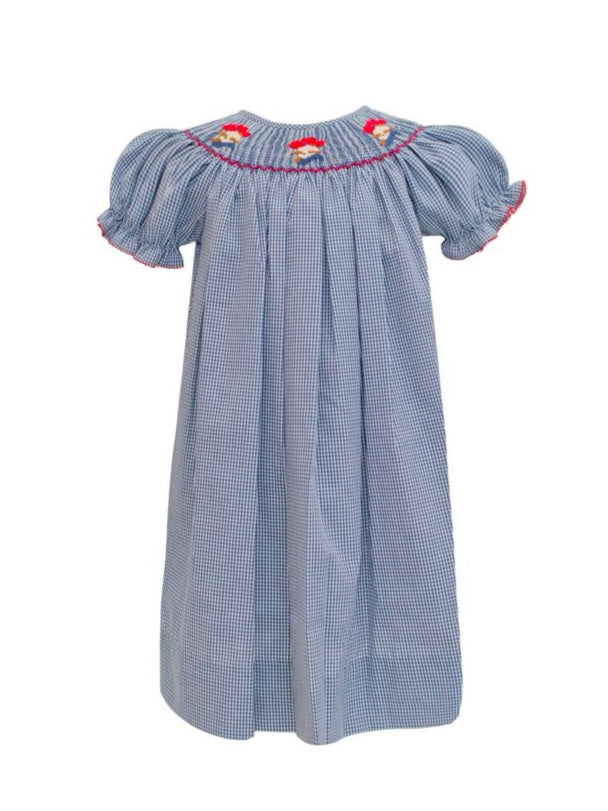 Navy Colonel Bishop Smock Dress