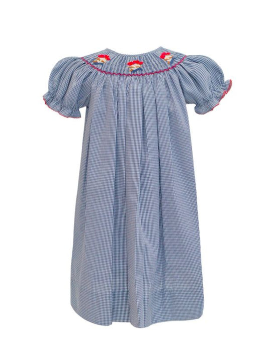 Navy Colonel Bishop Smock Dress