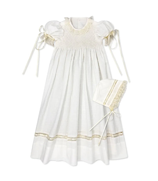 Margaret Daygown - Blessings White, Ecru