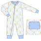 PRE ORDER Boys Carrot Knit Pajama Zippy