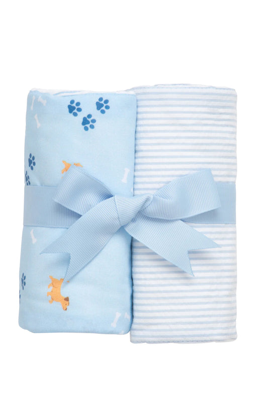 Puppy Set of Two Burps, Blue