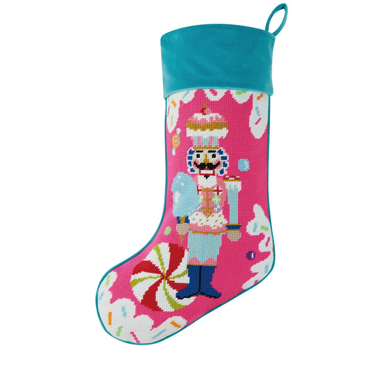 Colonel Cupcake Embroidered Stocking