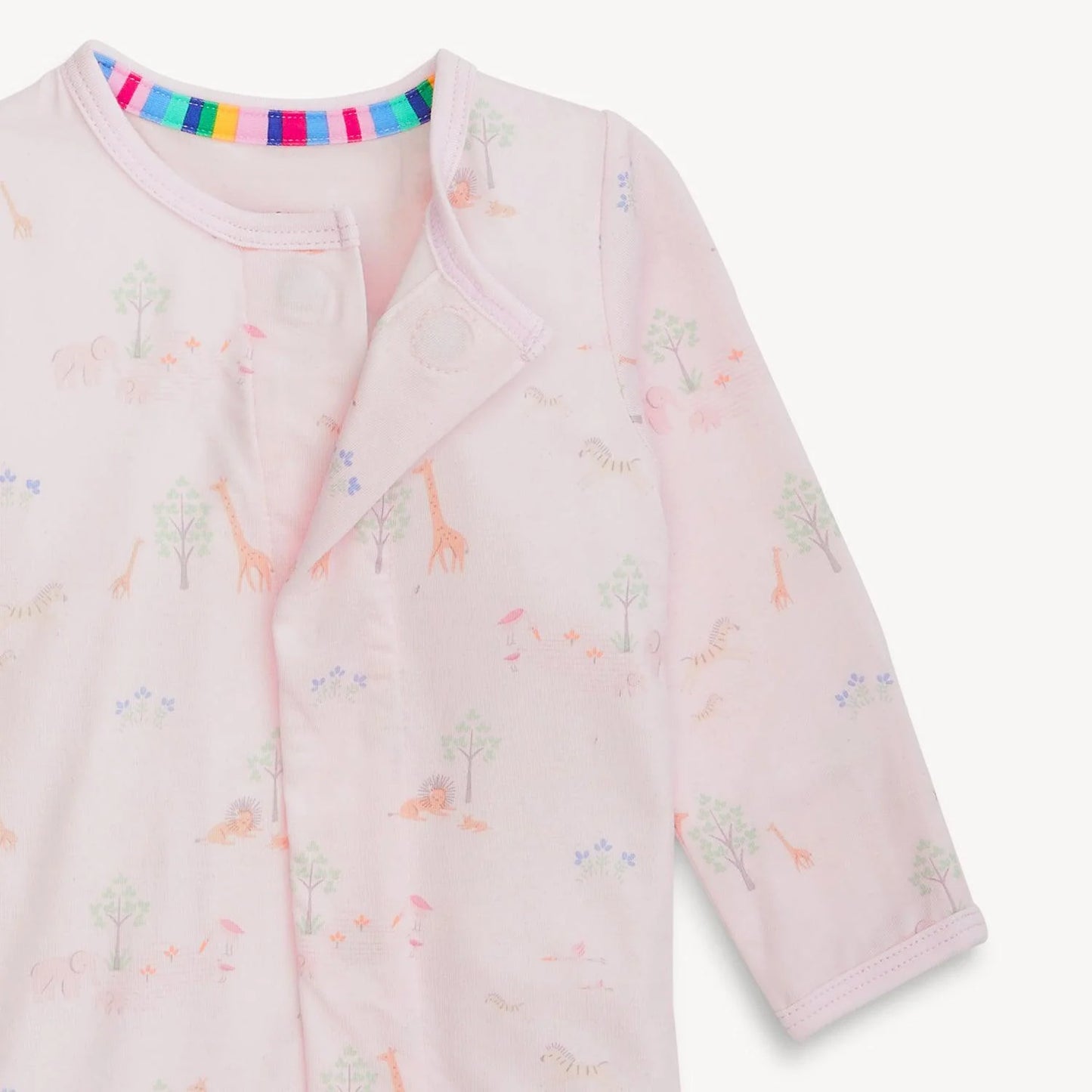 Pink Serene Safari Footie