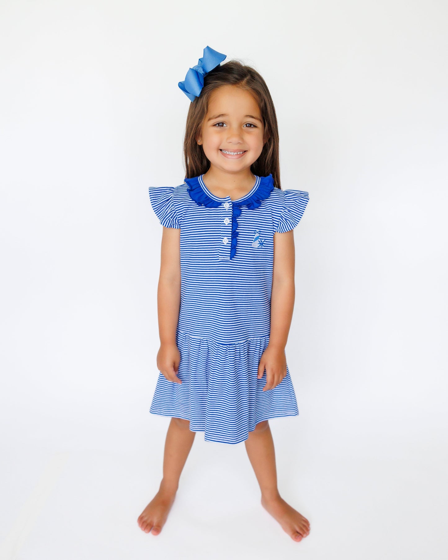 Game Day Dress-Royal
