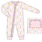 PRE ORDER Girls Carrot Knit Pajama Zippy