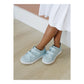Light Blue Caroline Scalloped Sneaker
