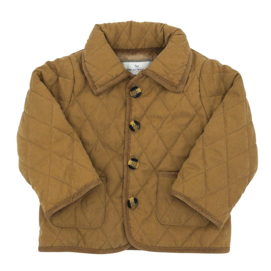 Caramel Quilted Barn Jacket