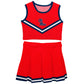 Ole Miss Rebels Red Sleeveless Cheerleader Set