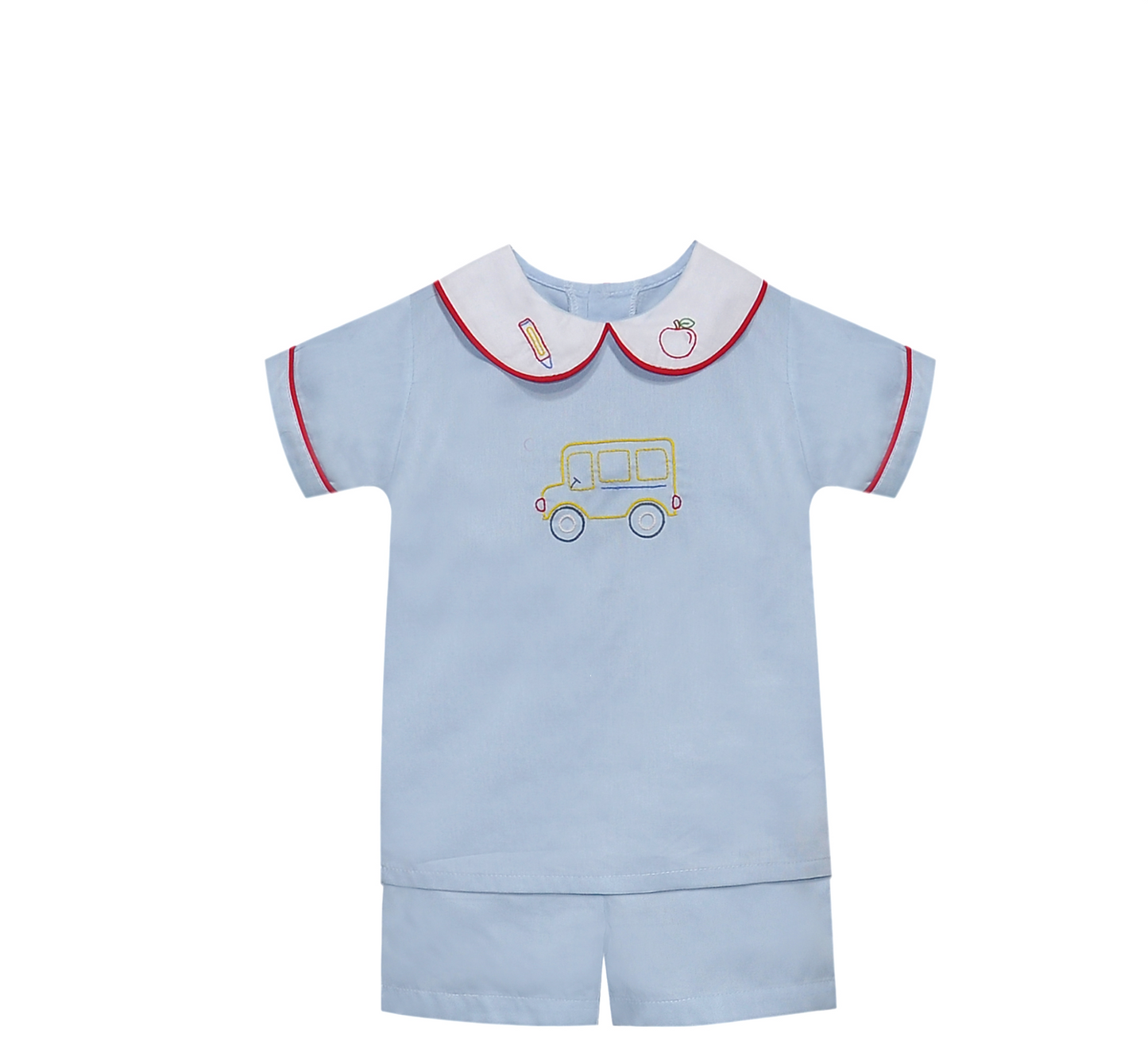 Royal Blue Sydney Short Set-School Bus