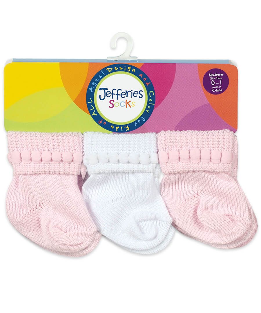 Rock-A-Bye Baby Turn Cuff Socks