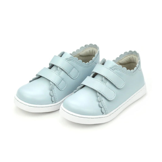 Light Blue Caroline Scalloped Sneaker