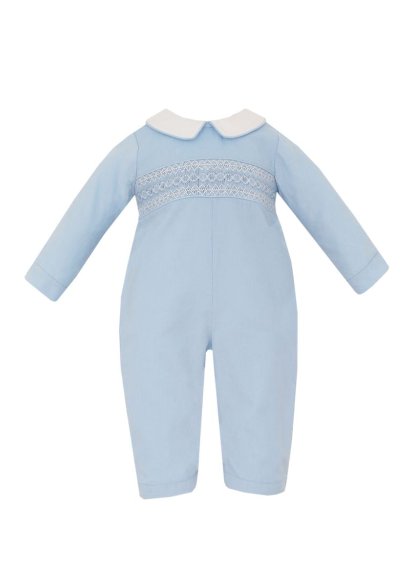 Thomas-Blue Corduroy Long Romper