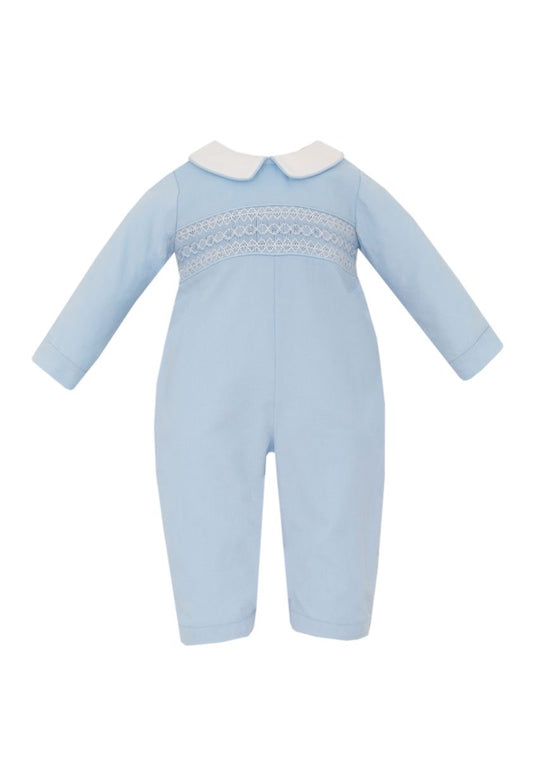 Thomas-Blue Corduroy Long Romper