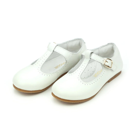 Pearl Eleanor T-Strap Flat