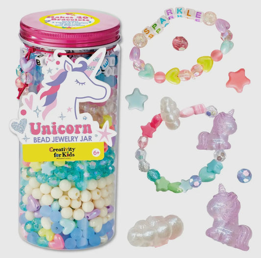Bead Jewerly Jar Unicorn Craft Kit
