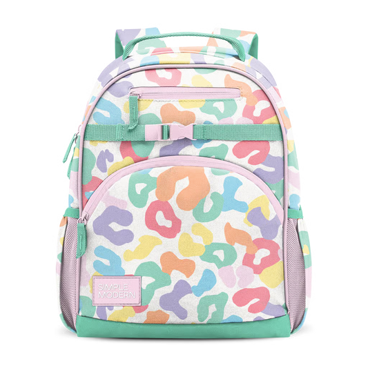 Fletcher Kids' Rainbow Leopard Backpack - Medium