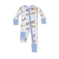 Blue Horses Zipper Pajama