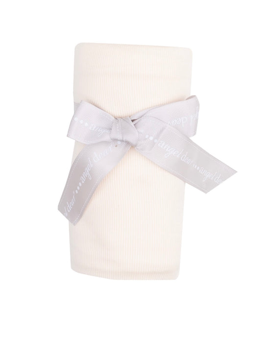 Solid Cream Swaddle Blanket