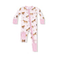 Pink Horses Zipper Pajama