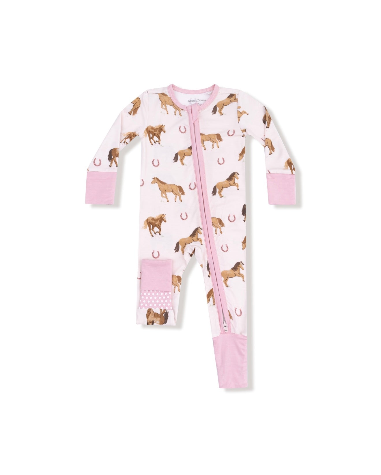 Pink Horses Zipper Pajama