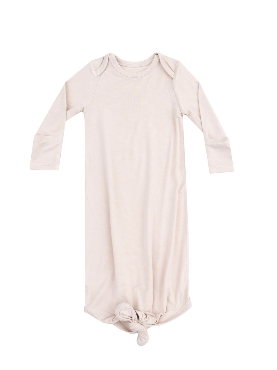 Solid Sandshell Knotted Gown