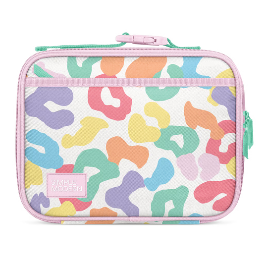 Hadley Lunch Bag-Rainbow Leopard