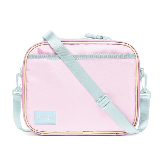 Hadley Lunch Bag with Shoulder Strap-Sherbet