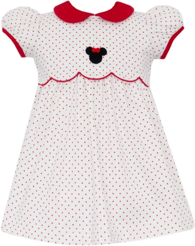 Red/White Polka Dot Minnie Mouse Dress