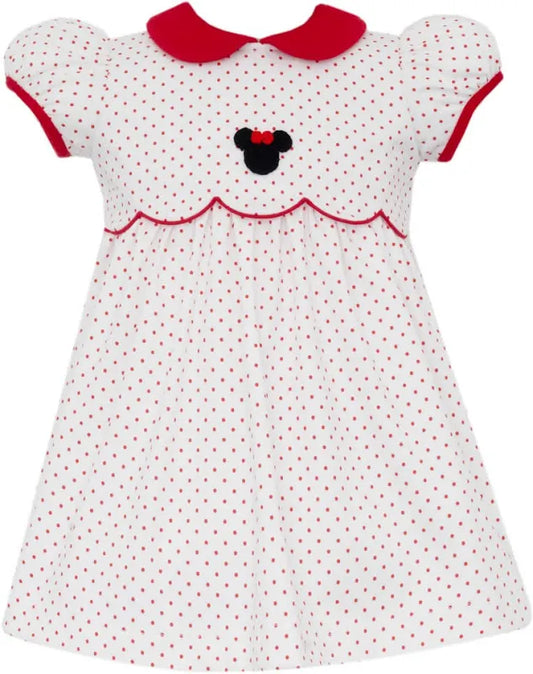 Red/White Polka Dot Minnie Mouse Dress