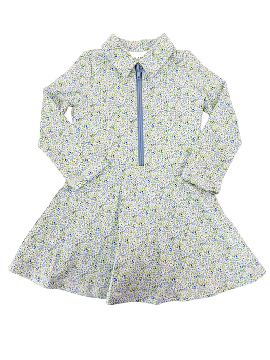 Floral Athletic Collar Tennis Dress