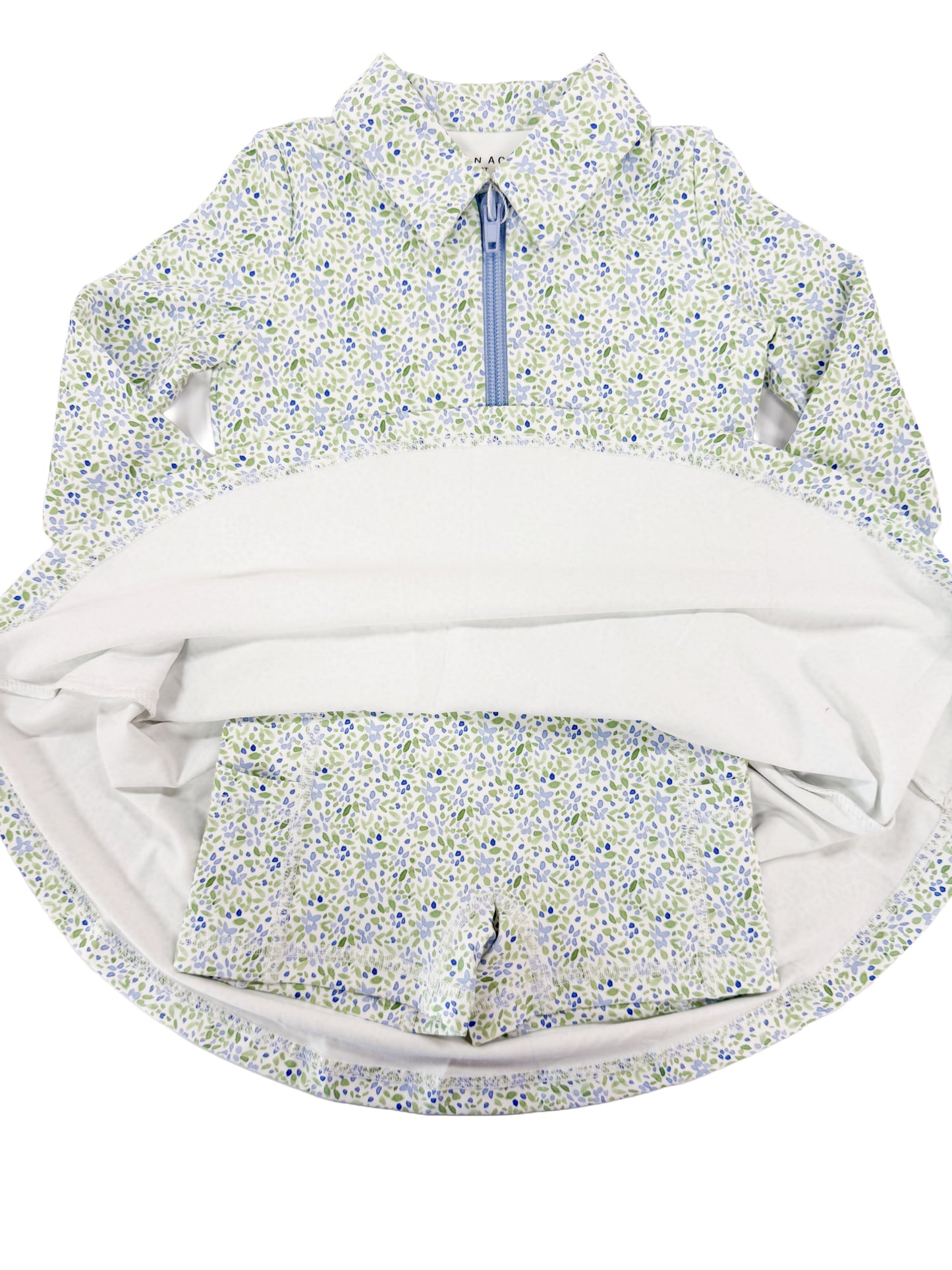 Floral Athletic Collar Tennis Dress