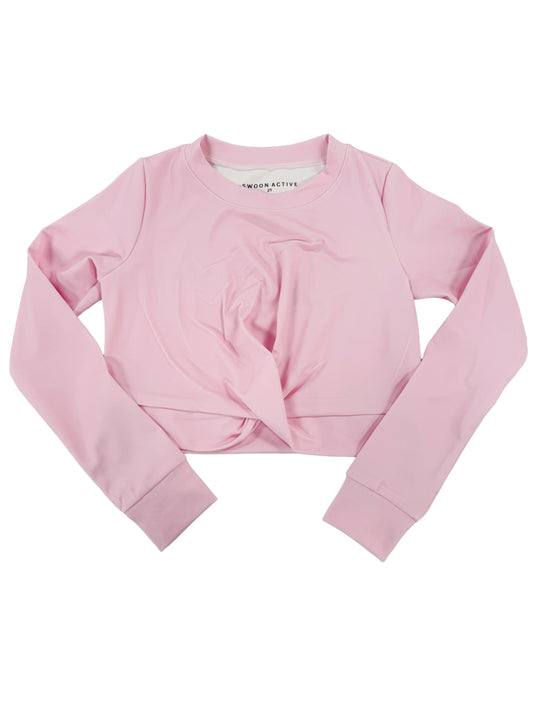 Pink Athletic Knot Top