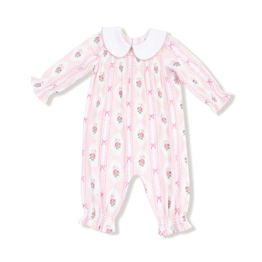 Ogee Lace Smocked Romper