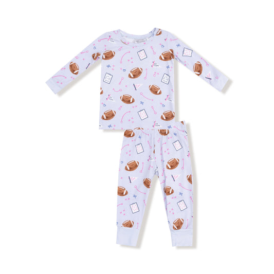 Lavender Touchdown Pajama Set