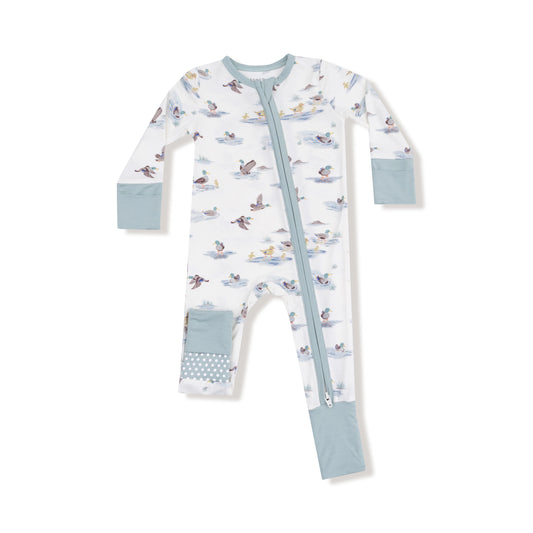 Migrating Mallards Zipper Pajama