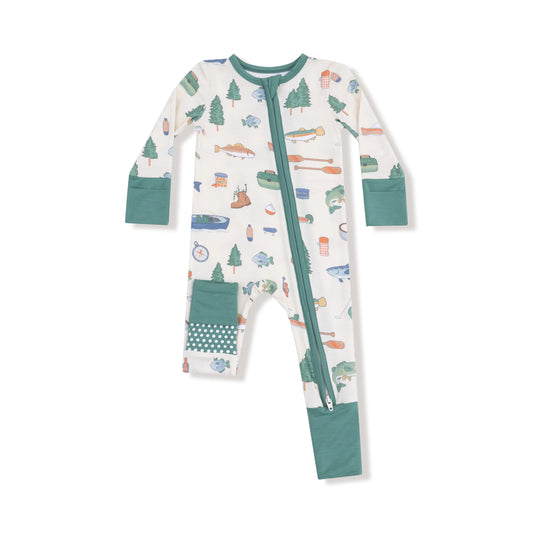 Fishing Things Zipper Pajama